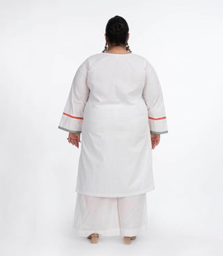 White Lawn kurta