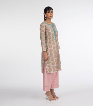Baby pink Lawn co-ord