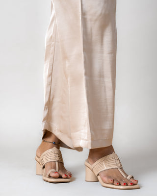 Beige Gucci Silk Jacket Set ( Set of 3)