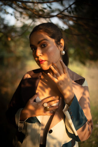 Art‑Block Peacock Cotton Co‑Ord(Set of 2)