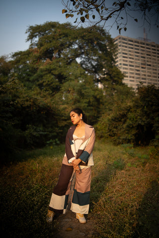 Art‑Block Peacock Cotton Co‑Ord(Set of 2)