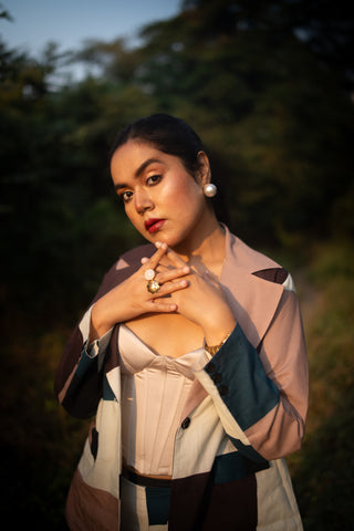 Art‑Block Peacock Cotton Co‑Ord(Set of 2)