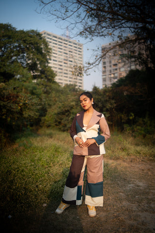 Art‑Block Peacock Cotton Co‑Ord(Set of 2)