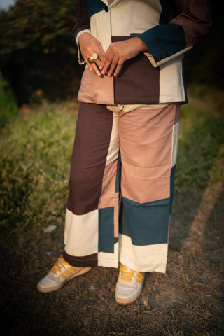 Art‑Block Peacock Cotton Co‑Ord(Set of 2)