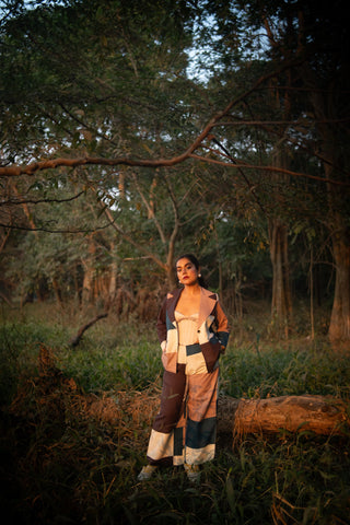 Art‑Block Peacock Cotton Co‑Ord(Set of 2)