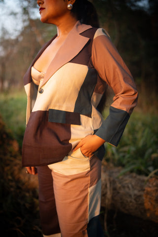 Art‑Block Peacock Cotton Co‑Ord(Set of 2)