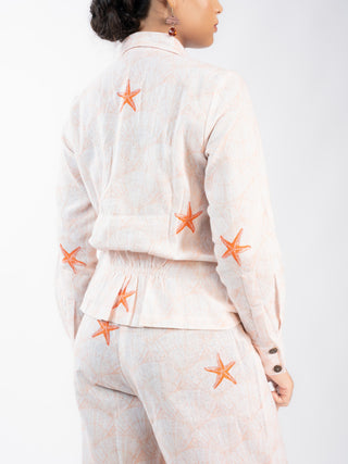 Printed Jute Co-Ord Set