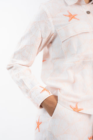 Printed Jute Co-Ord Set