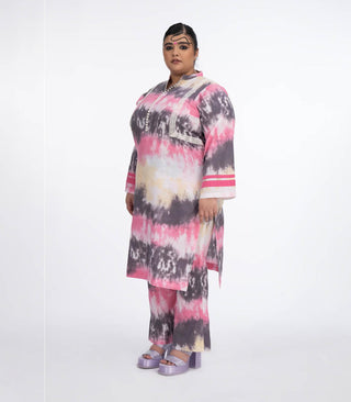 Tie dye Lawn co-ord set