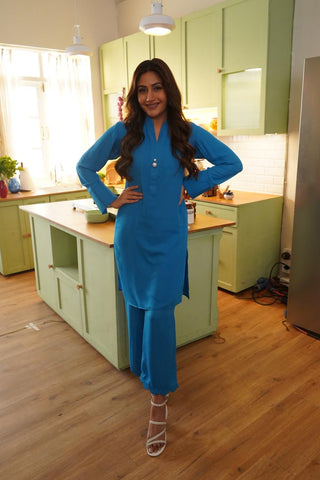 Teal Italian Blend Co-ord Set