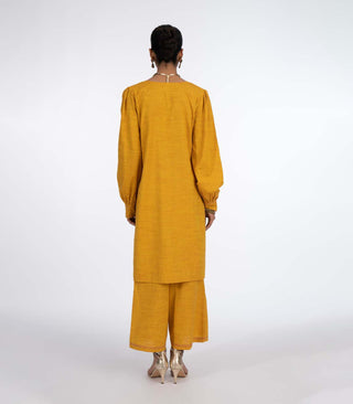 Mustard yellow cotton co-ord set